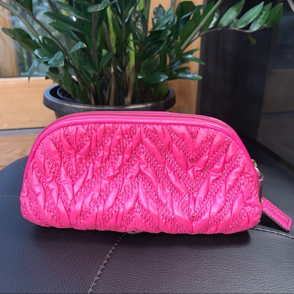 COACH Pink Cosmetic Bag - Picture 8 of 9